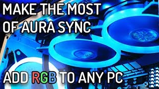 Add RGB Lighting To Any PC  Aura Sync Compatible [upl. by Grunberg841]