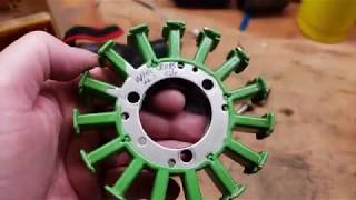 How to Rewind amp Repair a 3 Phase Motorcycle ATV UTV Powersports Stator Yourself [upl. by Shaia680]