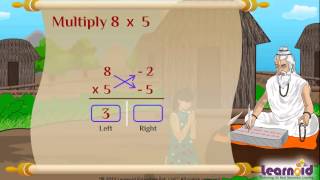 Vedic Math Multiplication using Nikhilam Sutra English [upl. by Aiciruam]