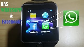 New DZ09 SmartWatch Whatsapp amp Facebook [upl. by Moffat]