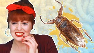 Irish People Try Giant Insect Snacks [upl. by Nepsa]