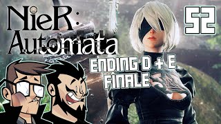 Debugging Disaster  Lets Play Nier Automata  PART 52 FINALE Ending D amp E [upl. by Wren]