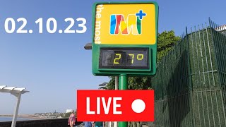 🔴🌡️LIVE Gran Canaria Playa del Ingles 021023 Weather Today Wetter Heute [upl. by Anev984]