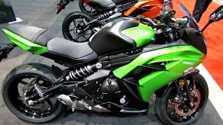 2014 Kawasaki Ninja 650 ABS Walkaround  2014 Toronto Motorcyle Show [upl. by Midan]