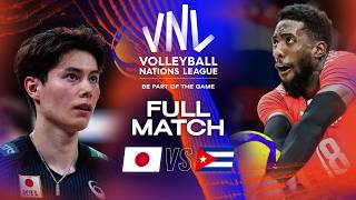 Japan vs Cuba  Full Match  Mens VNL 2023 [upl. by Llennyl]