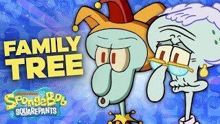 The SQUIDWARD TENTACLES Family Tree 🦑🌳 SpongeBob SquarePants [upl. by Downey652]