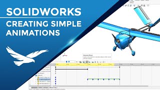 Creating a basic SOLIDWORKS animation [upl. by Ariamat759]