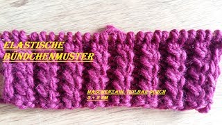 210Elastische BündchenmusterStricktippsStricken [upl. by Madison]