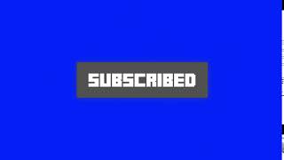 Free Minecraft Subscribe Blue ScreenGreen Screen [upl. by Enaerb]