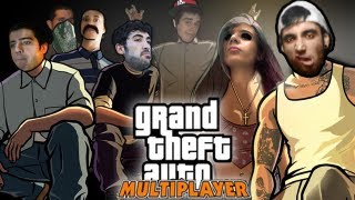 Como jugar al GTA ONLINE  Mangelrogel Maximus3 SrCheeto AuronPlay DifferentHeaven [upl. by Pouncey108]