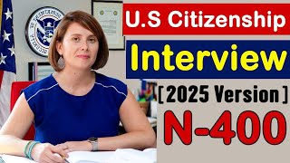 2024 Version ✅ US Citizenship Interview  Civics Test Reading and Writing test Review N400 Ap [upl. by Gunn323]