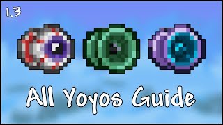 All Yoyos Guide  Terraria 13 [upl. by Enyamert]