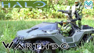 NEW WARTHOG 2020  4 Inch Vehicle Review  Halo from Wicked Cool Toys [upl. by Dyer476]