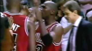 Chicago Bulls  Detroit Pistons  1991 Playoffs  ECF Game 4 Bad Boys are History [upl. by Orman]