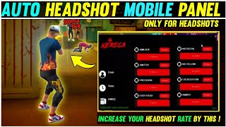 Secret Mobile Panel For Auto Headshot Sensibility Settings  95 Headshots Rate🔥Free fire Max [upl. by Madson]