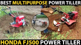 HONDA FJ500 Power Weeder  Best Multi Purpose Power Tiller  Weeder  Honda FJ500 Attachments [upl. by Josephine562]