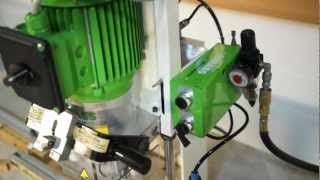 GRASS ECO PRESS P HINGE BORING amp INSERTION MACHINE WLINE BORING HEAD [upl. by Pepita]