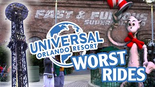 Every Bad Ride at Universal Orlando Resort [upl. by Adyela]