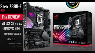 ROG STRIX Z390E  a gamers dream [upl. by Trellas]