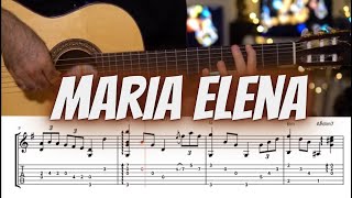 Maria Elena note and tab for guitar [upl. by Ostler235]