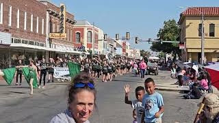 Marion HS Band during Guadalupe County Fair Parade 2024 [upl. by Ydnir]