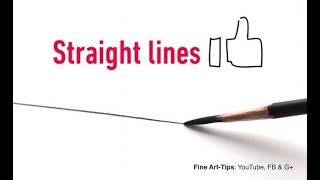 How to Draw a Straight Line Freehand Without a Ruler  Tips and Hacks [upl. by Columbine]