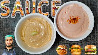 2 Sauce Recipe  Perfect for Zinger Burger Grill Burger and Beef burger Commercial [upl. by Oigaib]