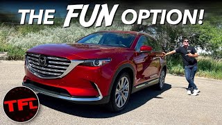 Too Expensive The New 2022 Mazda CX9 Is The Closest Thing To A 3 Row Sports Car You Can Buy [upl. by Manlove]