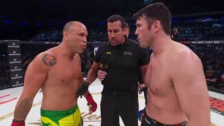 Bellator NYC Chael Sonnen vs Wanderlei Silva Fight Highlights [upl. by Adnohsirk]