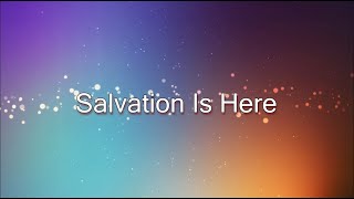 Salvation is here  Hillsong lyric video [upl. by Aserahs723]