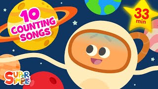 8 Little Planets  STEM Counting Song for Kids  Super Simple Songs [upl. by Aiyn151]