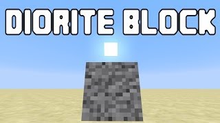 How To Make Diorite and Polished Diorite  Minecraft 18 [upl. by Eryt596]