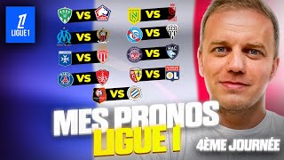 🇫🇷 MES PRONOSTICS LIGUE 1 4EME JOURNEE 🇫🇷  PARIS SG  BREST [upl. by Codie]