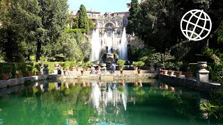 Tivoli Italy Amazing Places 4K [upl. by Ahsirak372]