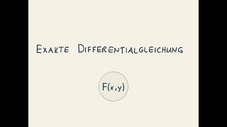 Exakte Differentialgleichung  Integrabilitätsbedingung  DGL   gymer math Jorma Wassmer [upl. by Llerrem]