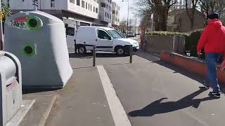 Piste cyclable Montreuil  Lenain de Tillemont [upl. by Joeann175]