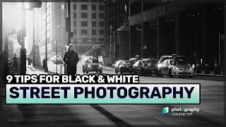 9 SECRET Tips for Black and White Street Photography [upl. by Idnak589]