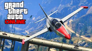 GTA 5 Online  Flight School DLC Gameplay  All New Planes Cars Parachutes amp MORE [upl. by Eitsyrk885]