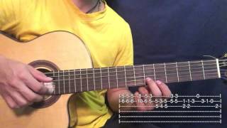 Condor Pasa  Yaravi Peruano TutorialComo tocar en guitarra [upl. by Mcclimans]