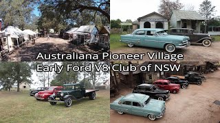 The Early Ford V8 Club of nsw club run to the Australiana Pioneer Village [upl. by Eah405]