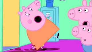 Boo Boo Song with Peppa Pig  Family Kids Cartoon [upl. by Doreen]