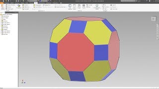 Truncated Cuboctahedron  Autodesk Inventor [upl. by Anotal560]