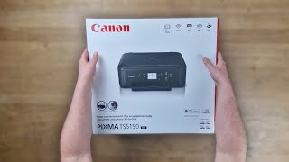 Canon Pixma TS5150 Unboxing [upl. by Euk]