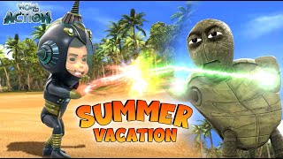 Vir Vs Fast Turtle  Vir The Robot Boy In Hindi  Summer Vacation New Episode S04E02 [upl. by Elag]