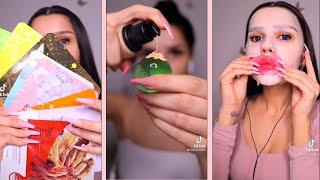 🌺NADINA IOANA ASMRTIK TOK SKINCARE🌺Ive asmr [upl. by Amos]