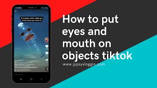 How to put eyes and mouth on objects tiktok [upl. by Wane]