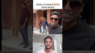 gaddar 2 movie full Paisa vasool 😂 funny comedy reaction memes shorts viral trending magru [upl. by Skillern]