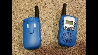 Upgrow Kids Walkie Talkies 22 Channel Two Way Radios [upl. by Ardenia]