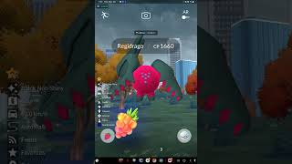 Fighting Regidrago in Pokemon Go [upl. by Dnalevets]