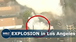 LOS ANGELES Bombenentschärfung schief gelaufen – Mehrere Menschen verletzt [upl. by Esirec]